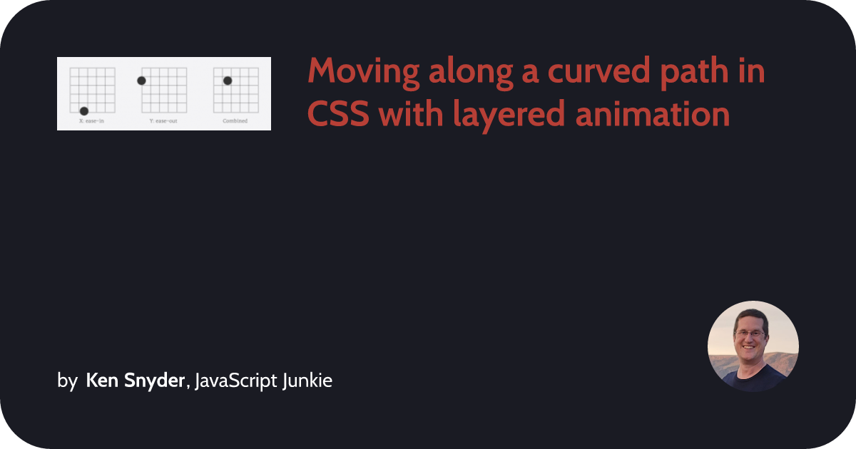 Moving along a curved path in CSS with layered animation :: Ken Snyder ...
